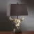 Import unique antique silver resin life size skull table lamp from China