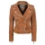 Import unique casual wear long coat style fashionable 100% cowhide leathers wholesale cheap prices women fashion leather jackets from Pakistan