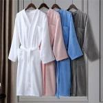 Unisex 100% Cotton Hotel SPA Cut pile bathrobe