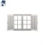 Import Upvc Louver Oval Plantation Electric Shutters Window Pvc Casement Anti-theft Security Octagon Shutter Window from China