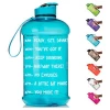 USA Europe Hot Sales 2.2L 64OZ BPA Free Plastics Motivational Water Bottle With Time Marker