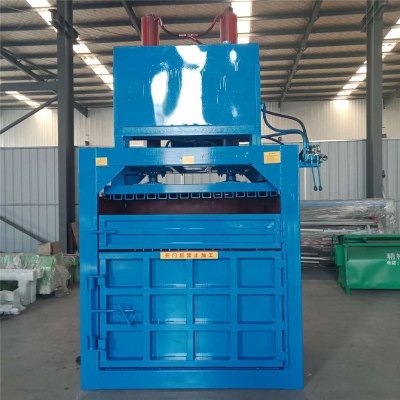 Waste paper and cardboard press / hydraulic vertical automatic baler