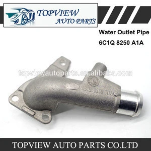 Water Outlet Pipe for transit 348 OE NO .6C1Q 8250 A1A  Finish NO. 1580549