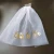 Import Wedding Bachelorette Party White Diamond Bride to be Veil With Comb from China
