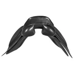 Western Spanish English Multipropose Brown Black Leather Dressage Horse Racing Tack Treeless Jump Saddle For Horse Sale
