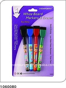 White Board Markers with Eraser