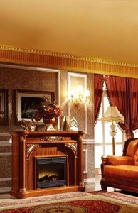 White Colour Home Furniture European Classical Fireplace 3036#
