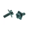 white zinc M2 tap screw /flat head square drive tapping screw