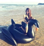 white/pink/black inflatable pool iceberg iceberg float water park on land with inflatable floating games