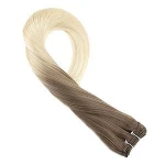 wholesale 10A virgin hair hot selling customized heat resistant cheap price hair weft human hair extensions