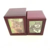 Wholesale 16*12*17 or customization pet ashes storage box pet coffin photo frame  pet urn
