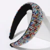 Wholesale Bling Full Diamond Rhinestone Headband For Women 2020 Luxury Hairband Women Accessories
