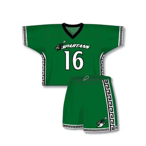 Wholesale cheap custom best quality sublimated college youth lacrosse uniforms