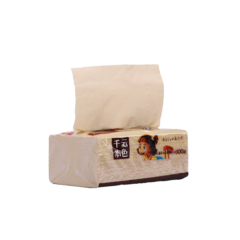 Wholesale Cheap Custom Soft Pack Bamboo Pulp Facial Tissue 100 sheets Tissue