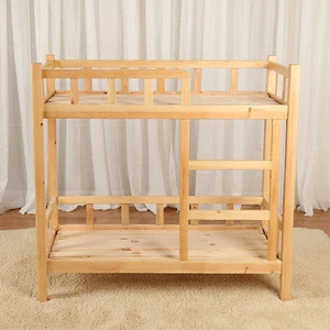 Wholesale Cheap Solid Wood Student Dormitory Bunk Bed