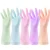 Import Wholesale Cleaning housework durable thin waterproof rubber latex kitchen brush bowl wash clothes long household rubber gloves from China