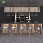 Wholesale  Coffee Shop Counter Design Commercial Cafe Bar Counter Furniture Coffee Shop Decoration For Sale