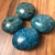 Import Wholesale Crystal Palm Stone Semi Precious Stone Reiki Gemstone Folk Crafts Blue Apatite Crystal Palm Stone For Healing from China