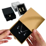 Wholesale Custom Logo Cardboard Drawer Box Bracelet Earring Necklace Ring Small Gift Box Jewelry Packaging Box Paper