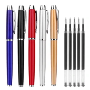 wholesale Custom Slim Metal Pen Metal Ballpoint Pen with logo