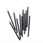 Wholesale Disposable Lip Applicator Flocked Applicator Lip Brush With PVC Bottle Cheapest Lip Gloss Wand in Stock