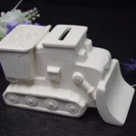 Wholesale DIY money box bisque pottery car unpainted truck