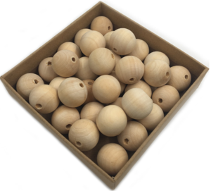 Wholesale Eco-friendly Natural Wooden Teething Beads for Baby Teether Toys