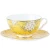 Import Wholesale Europe royal ceramic yellow coffee pot cup bone china coffee set water set from China