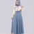 Import Wholesale Fashion Islamic Clothing Kaftan Abaya Floral Pleated Modest Muslim Dresses from China