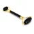 Import Wholesale Gym Obsidian Jade Roller Massager for Face Black Ice Jade Facial Roller For wrinkles from China
