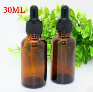 Wholesale High Quality 30ML Amber Glass Dropper Bottle