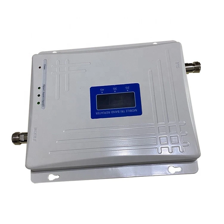 Wholesale High Quality Triple Band Network Booster 900 1800 2100 Mhz 2g 3g 4g Home Use Cell Phone Signal Repeater
