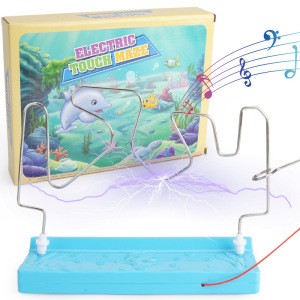 Wholesale kids collision electric shock toy education electric touch maze game party funny game Children kids study supplies toy