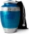 Import Wholesale Large Cremation ashes Urn for Male and Female craft with double material with beautifully design in latest blue design from China