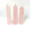 Wholesale Natural Chakra Rose Crystal Quartz Point for Healing Crystals