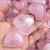 Import Wholesale Natural Crystal Hearts Polished Healing Carving Quartz Rose Heart from China