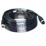 Wholesale one-to-two 5-core motorhome trailer cable reversing rear-view spiral line tractor surveillance camera cable