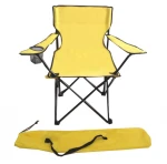 Wholesale Outdoor Foldable Hiking Chair Pocket Fishing Steel Tube Chair Folding Beach Chair