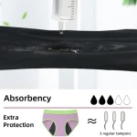 Wholesale Period Panties for Teens Leak Proof Underwear High Waist Teens Girl Sweet Candy Color Cotton Physiological Underwear