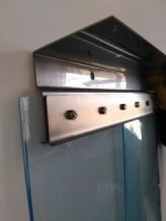 Wholesale price top quality Header mount stainless steel PVC curtains accessories