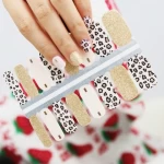 Wholesale Self Adhesive Custom Nail Sticker Wrap Waterproof Nail Art Decoration Durable Foil Gel Polish Nail Strips For Beauty