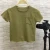 Import Wholesale solid colour boy&#x27;s t-shirts baby boy summer clothes short sleeve plain t shirts from China
