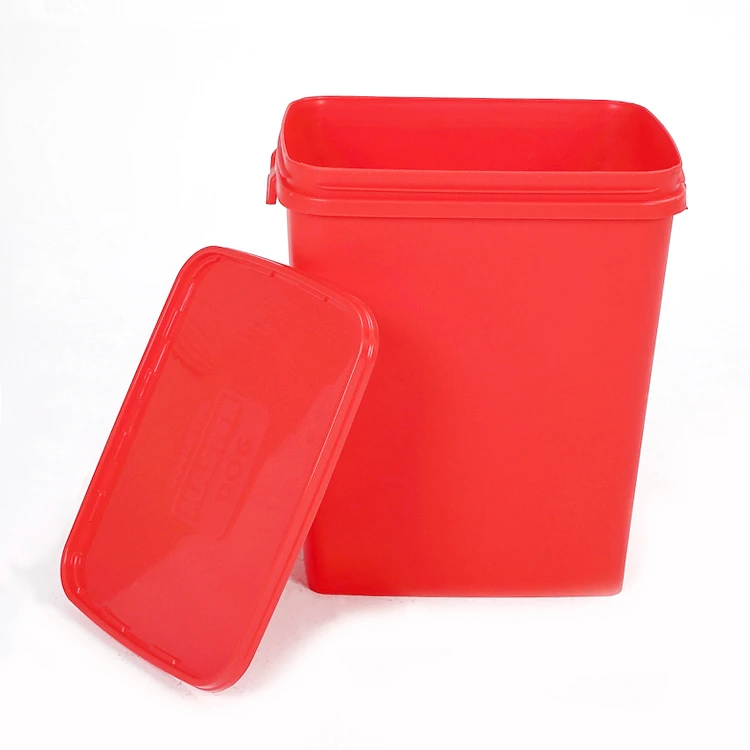 Wholesale Stackable Plastic 20kg Pet Dry Food Storage Containers, Pet Food Containers Flat Lid/