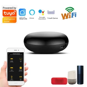 WiFi wireless intelligent universal infrared remote control Mobile phone voice TV air conditioning companion controller