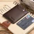 WILLIAMPOLO fashion brand men wallets genuine leather slim bifold credit card holder male pocket purse male clutch