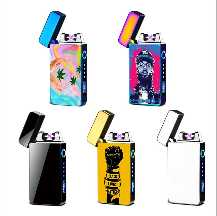 Windproof Electric Flameless Rechargeable Plasma Usb Lighter Arc Electric Lighter