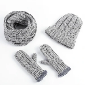winter hats beanie with scarf set men hat beanie scarf and gloves set for man