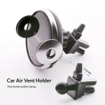 Wireless Car Charger Fast Phone Charging Mount Holder Qi Auto lamping Device