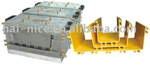 Wiring ducts and wire clip extrusion mould
