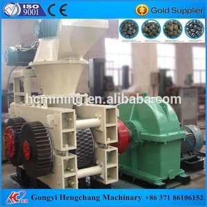 Without binder Force feeding High pressure briquette machine for limestone/charcoal/copper metal powder